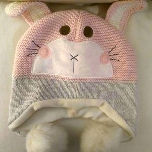 Infant Baby Girl Animal Face Hat Cap 0-3 months